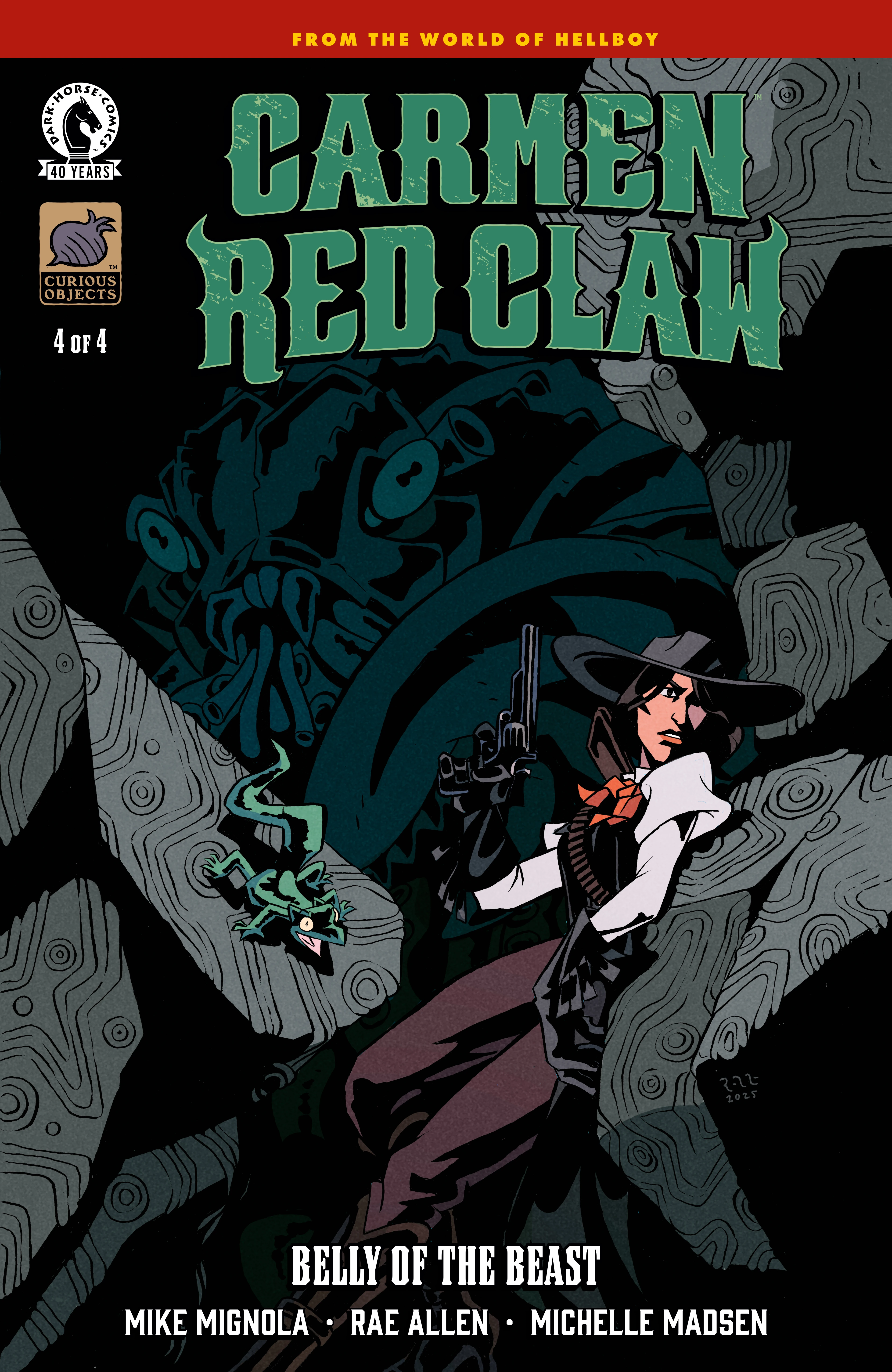 Carmen Red Claw: Belly of the Beast #4 (Dark Horse, 2026 — Cover A) cover